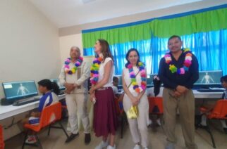 Inauguran aulas con equipos de cómputo donados por las fundaciones “UNETE”, “BANORTE” y “TELEVISA”