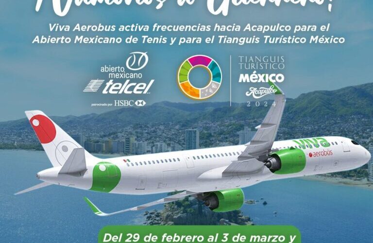 Reactivan tres rutas aéreas a Acapulco desde Cancún, Ciudad de México y Monterrey