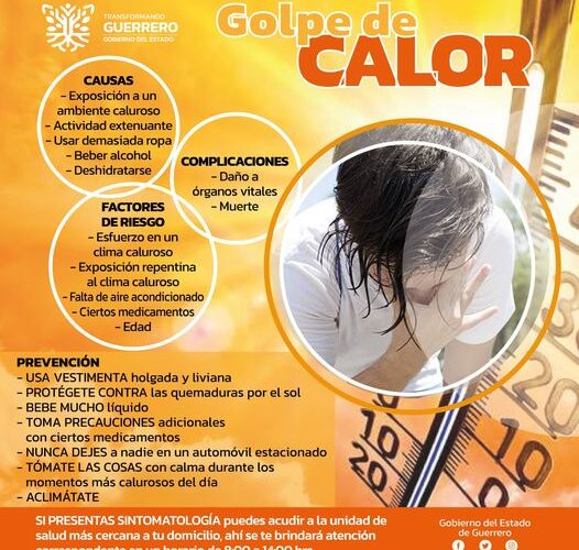 Recomienda la SSG acatar las medidas preventivas para evitar enfermedades por altas temperaturas