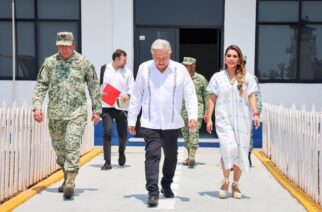 La gobernadora Evelyn Salgado recibe nuevamente al presidente Andrés Manuel López Obrador en Acapulco