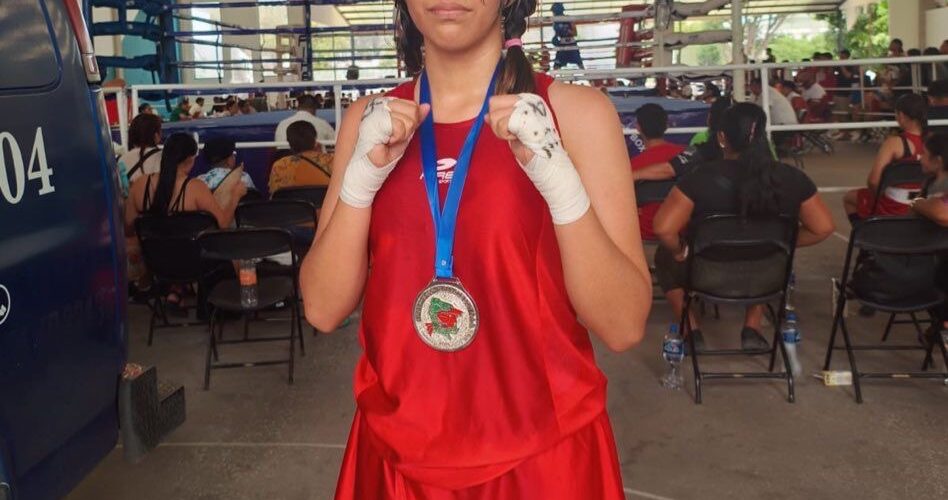 Obtiene la boxeadora Amaranta Leyva medalla de plata para Guerrero en boxeo