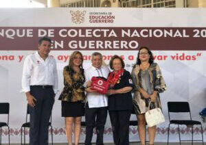 El titular de la SEG inició colecta de la Cruz Roja en el sector educativo, en Acapulco