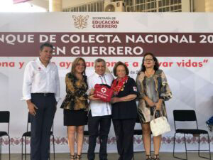 El titular de la SEG inició colecta de la Cruz Roja en el sector educativo, en Acapulco