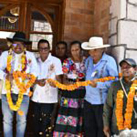 Realizan entrega de centro cultural comunitario en Chilapa