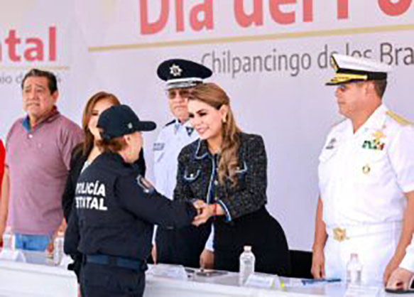 Refrenda Evelyn Salgado respaldo a la Policía Estatal con presupuesto histórico para la Seguridad de Guerrero