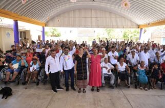 Constata Liz Salgado funcionamiento de los programas de asistencia alimentaria en San Marcos