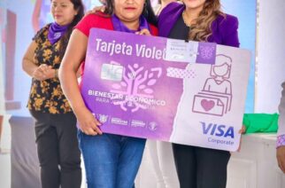 Evelyn Salgado da arranque a la entrega del Programa de Bienestar Económico “Tarjeta Violeta” en Guerrero