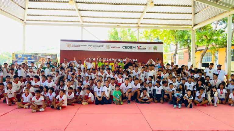 Guerrero implementa la primer Liga Escolar Formativa de Baseball 5 a nivel nacional