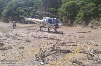 Por aire y por tierra gobierno del estado continúa la búsqueda de persona desaparecida en Tlapa