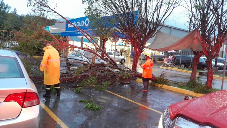 SGIRPCGRO atiende incidencias generadas por tormenta local en Chilpancingo