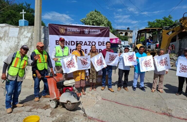 Inicia Evelyn Salgado la construcción del sistema de agua en Chapulixtlal