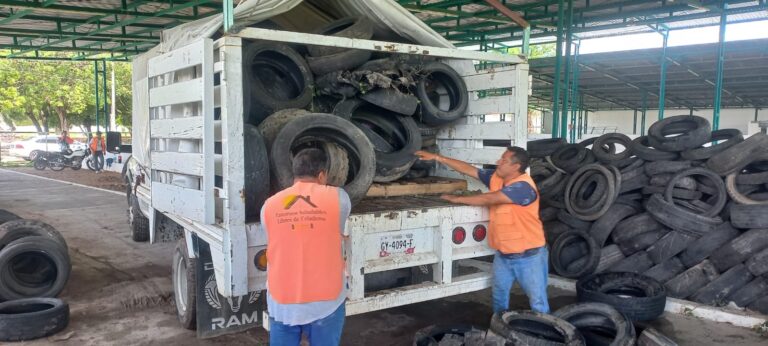 Para combatir el dengue, impulsa Evelyn Salgado llantatón en la región Norte