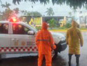 La gobernadora Evelyn Salgado Pineda, ante la presencia de lluvias fuertes en Acapulco, instruyo la atención inmediata a la población