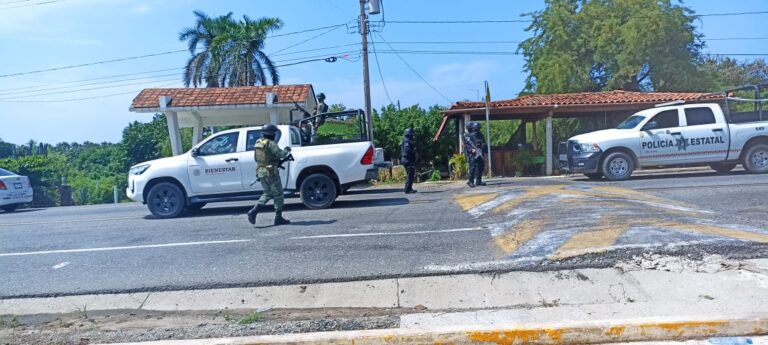 REFUERZA POLICÍA ESTATAL, SEDENA Y GN RECORRIDOS DE SEGURIDAD EN EL MUNICIPIO DE COYUCA DE BENITEZ