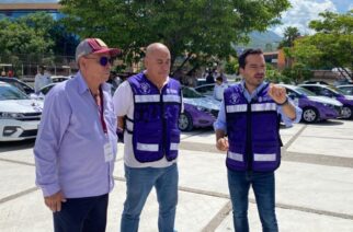 Supervisa el titular de Bienestar, Pablo Gordillo las unidades de Transporte Violeta