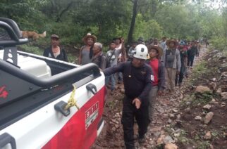 Unidad Canina de la SGIRPCGRO participó en labores de búsqueda y localización de menor reportado como desaparecido en Huiziltepec