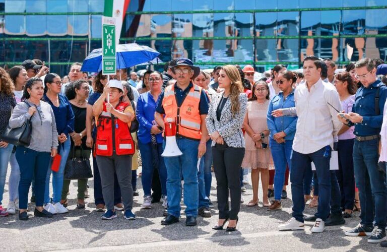 Guerrero fortalece la cultura de la prevención en el Simulacro Nacional 2024: Evelyn Salgado