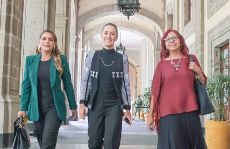 La gobernadora Evelyn Salgado se reúne con AMLO y Claudia Sheinbaum para evaluar avances del programa IMSS Bienestar