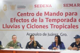 Llama la gobernadora Evelyn Salgado a extremar precauciones ante la persistencia de lluvias de moderadas a muy fuertes en el estado por “John”