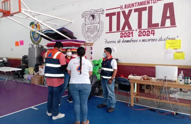 Gobierno de Guerrero continúa dando atención en 68 refugios temporales habilitados en Guerrero