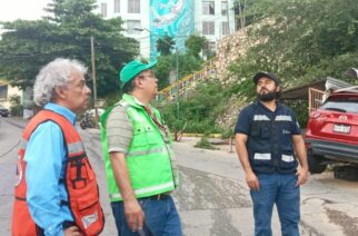 Personal de la Secretaría de Gestión Integral de Riesgos y Protección Civil realizaron una visita a la 5a Etapa de la Unidad Habitacional Infonavit Alta Progreso