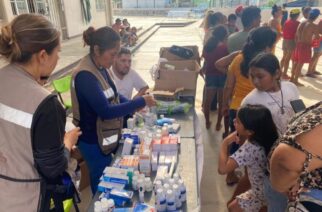 Brigada de salud brinda atención médica a las familias damnificadas