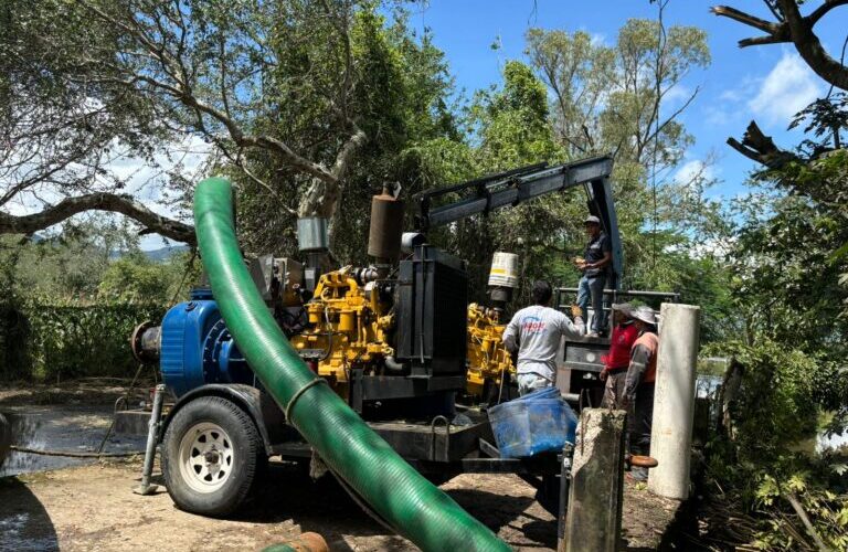 Agiliza CAPASEG trabajos de desfogue en la Laguna de Tixtla