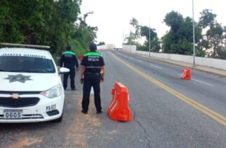 Mantiene Tránsito Estatal operativo de seguridad vial en la avenida Escénica y Metlapil de Acapulco