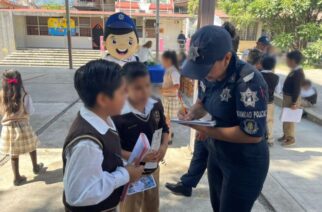 REFUERZA LA SSP GUERRERO SU ESTRATEGIA DE PAZ Y PREVENCIÓN EN ESCUELAS DE CHILPANCINGO