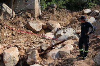 La SGIRPCGRO Y CENAPRED realizan recorridos de verificación de daños en zonas de alto riesgo de Acapulco