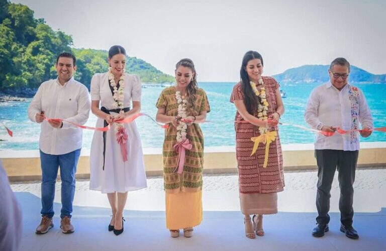 Inaugura la gobernadora Evelyn Salgado el paseo turístico “Capricho del Rey”, en Zihuatanejo