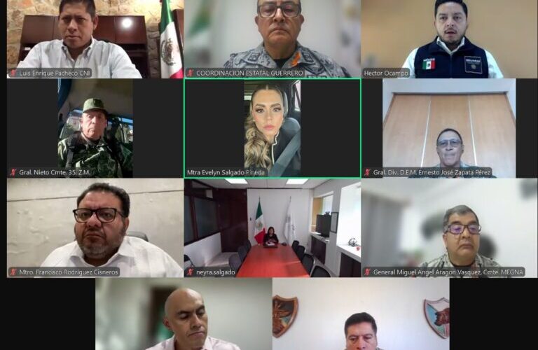 Evelyn Salgado refuerza estrategias de seguridad y evalúa resultados de operativos en Guerrero
