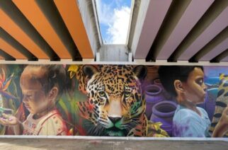 Artistas guerrerenses muestran su talento a través de murales en los que se plasma la resiliencia de los habitantes de Acapulco y Coyuca de Benítez