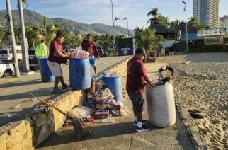 Espacios limpios y en óptimas condiciones para los visitantes en las playas de Acapulco