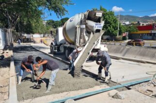 Avanzan los trabajos de rehabilitación del encauzamiento del Río Huacapa