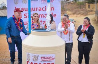 Evelyn Salgado reafirma su compromiso con la Montaña en obras de agua potable en las que se han destinado 257 MDP