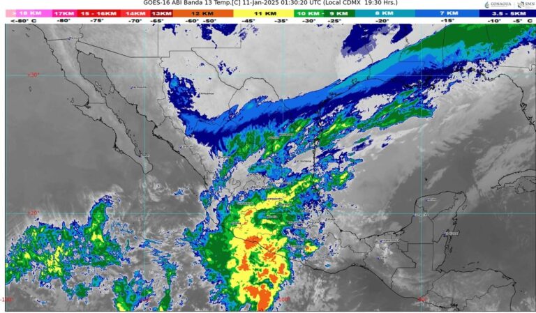 Se prevén lluvias moderadas y ocasionalmente fuertes para Guerrero
