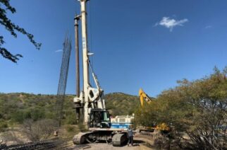 Avanza la construcción del puente vehicular Arroyo Temalác en el municipio de copalillo