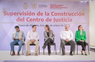 Evelyn Salgado supervisa obras del Centro de Justicia de Taxco y reitera apoyo a migrantes deportados