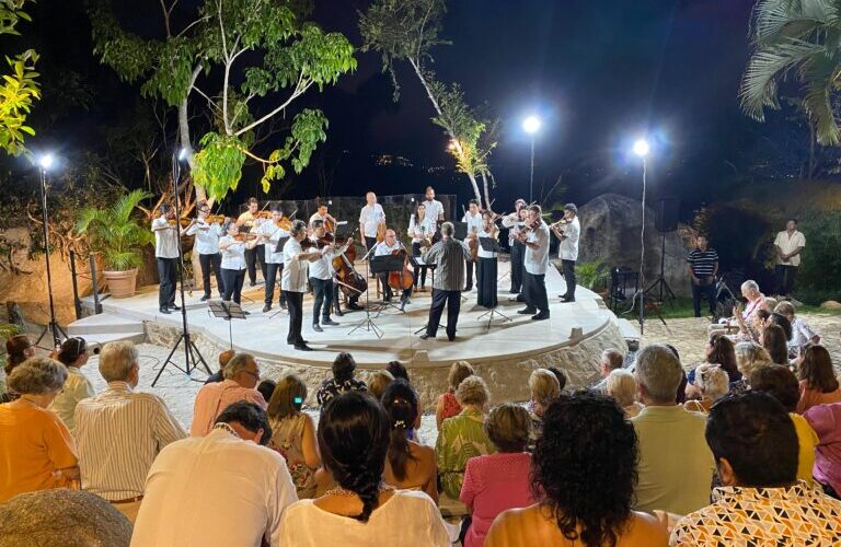 Emblemático concierto de la Orquesta Filarmónica en el Jardín Botánico de Acapulco