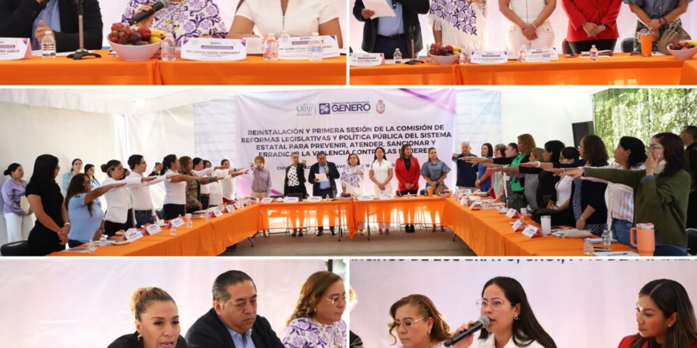 Reinstalan comisión de reformas legislativas y política pública para erradicar la violencia contra las mujeres
