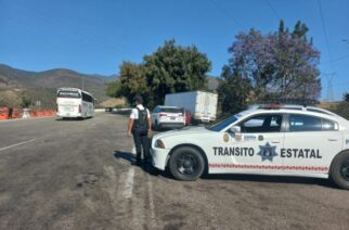 Policía y Tránsito Estatal refuerzan su despliegue de seguridad y auxilio vial