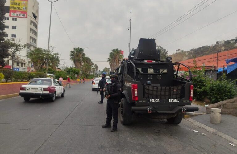 Presencia permanente de la Policía Estatal en el Mercado Central de Chilpancingo