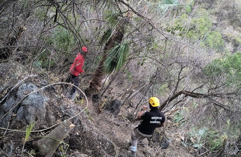 La SGIRPCGRO reporta liquidado el incendio forestal registrado en Taxco el Viejo