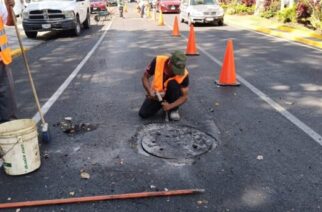 Continúan las obras de rehabilitación en la avenida Ruffo Figueroa de Chilpancingo