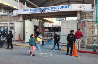 Policía Estatal mantiene un importante despliegue en distintos planteles educativos por el regreso a clases