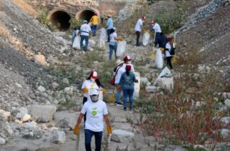 Realiza la PROPAEG acciones de limpieza en márgenes del Río Huacapa