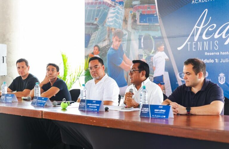 Gobierno de Guerrero impulsa turismo deportivo con academia de tenis en Acapulco