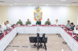 La gobernadora Evelyn Salgado Pineda encabezó la sesión de la Mesa de Coordinación para la Construcción de la Paz