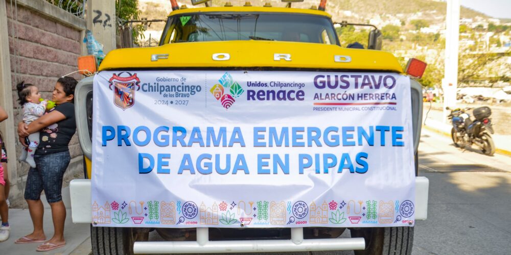 Alarcón Herrera pone en marcha el Programa Emergente de Agua en Pipas ante crisis por estiaje